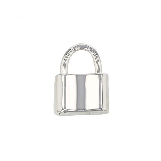 sterling silver 12x16mm padlock clasp