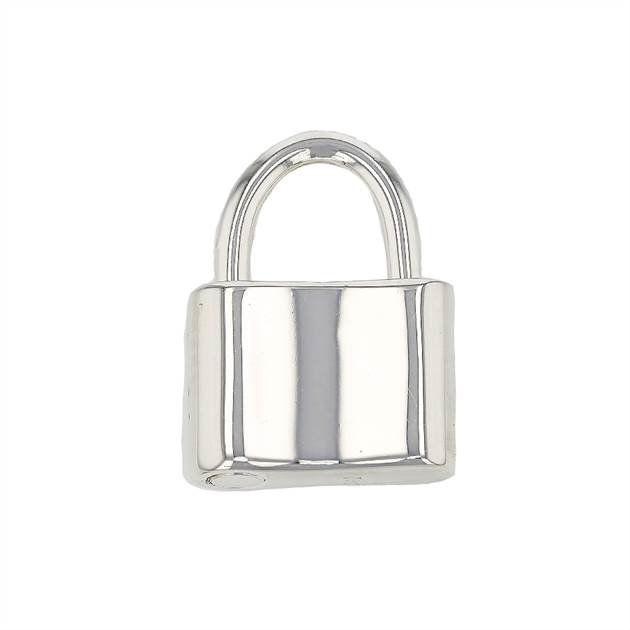 sterling silver 14x20mm padlock clasp