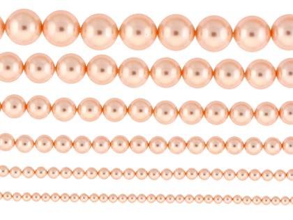 PEACH PEARL SWAROVSKI CRYSTAL