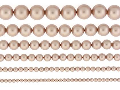 POWDER ALMOND PEARL SWAROVSKI CRYSTAL