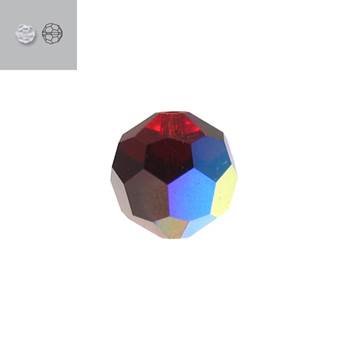 10mm garnet aurore boreale 5000 swarovski bead