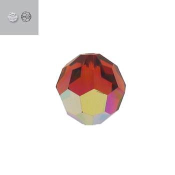 6mm indian red aurore boreale 5000 swarovski bead