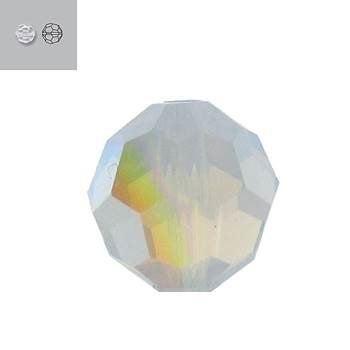 6mm white opal aurore boreale 5000 swarovski bead