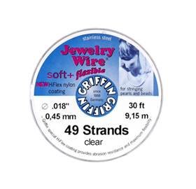 49 strands griffin jewelry wire 0.018inx30ft