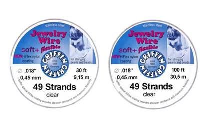 Jewelry Beading Wire 0.018 Clear