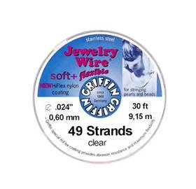 49 strands griffin jewelry wire 0.024inx30ft