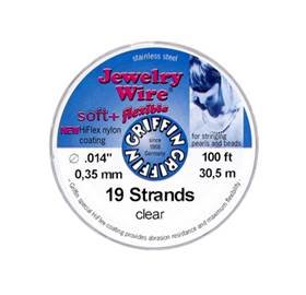 19 strands griffin jewelry wire 0.014inx100ft