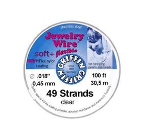 49 strands griffin jewelry wire 0.018inx100ft