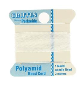 1 white grifffin polyamide cord 0.35mm