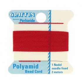 1 red grifffin polyamide cord 0.35mm