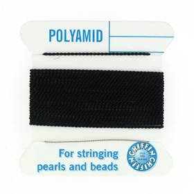 1 black grifffin polyamide cord 0.35mm