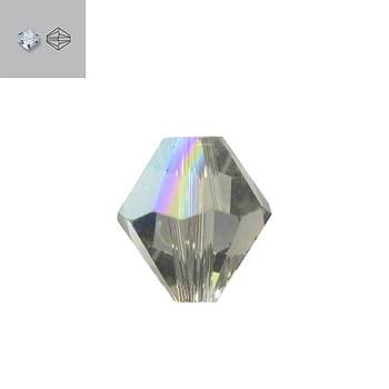 6mm black diamond aurore boreale 5328 swarovski bead
