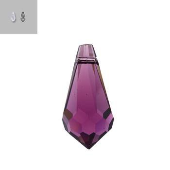 15x7.5mm amethyst 6000 swarovski pendant