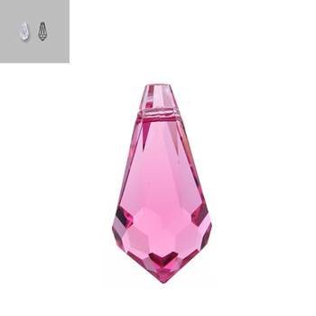 11x5mm rose 6000 swarovski pendant