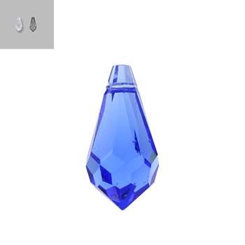 11x5mm sapphire 6000 swarovski pendant