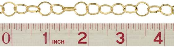gf 10mm chain width round diamond cable chain