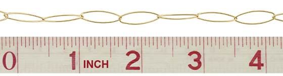 gf 5.8mm chain width oval cable chain
