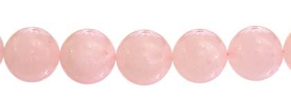 14mm round rose quartz bead
