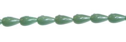 Aventurine Bead Drill Through Drop Shape Gemstone