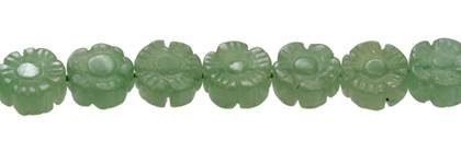 10mm flower aventurine bead