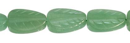 15x20mm leaf aventurine bead