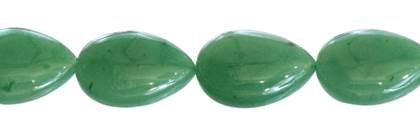 Aventurine Bead Drill Through Pear Shape Gemstone