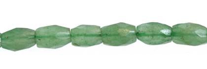 Aventurine Bead Rice Shape Faceted Gemstone