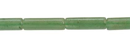 4x13mm round tube aventurine bead