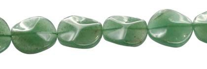 20mm wave coin aventurine bead