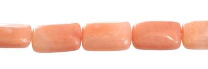 10x14mm rectangle pink aventurine bead