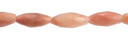 Pink Aventurine Rice Shape Faceted Gemstone