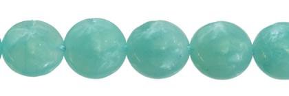 Amazonite Bead Coin Shape Gemstone