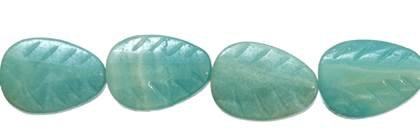 15x20mm leaf amazonite bead
