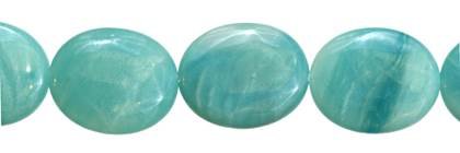 25x30mm oval amazonite bead