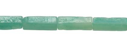 4x13mm square tube amazonite bead