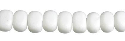 10x15mm nugget white jade bead