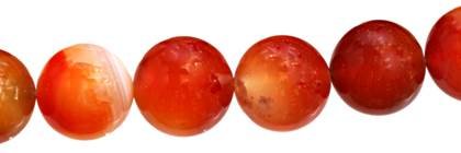 14mm round red agate natural color bead