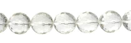 16mm round faceted quality (ab) crystal bead
