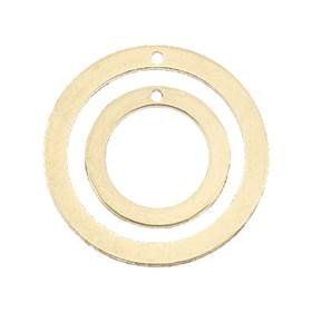 Gold Filled Round Loop Flat Sheet Charm