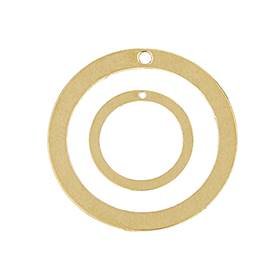 14K Round Loop Charm