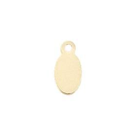 14ky 4.5x7mm oval chain tag