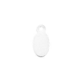 ss 7x4.5mm oval chain tag
