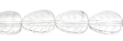 15X20MM LEAF CRYSTAL BEAD