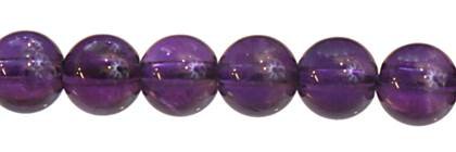 4mm round (ab+) quality amethyst bead