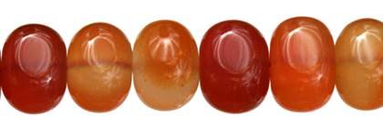 10X15MM NUGGET RED AGATE NATURAL COLOR BEAD