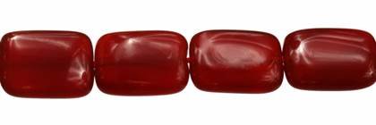 Red Agate Bead Rectangle Shape Gemstone