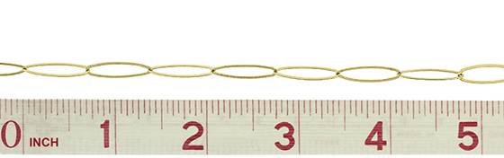 gf 5.8mm chain width flat oval cable chain