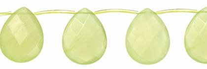 6x9mm pear faceted top drill new jade bead