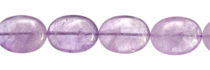 8x10mm oval cape amethyst bead
