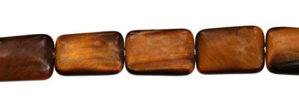 Tiger Eye Bead Rectangle Shape Gemstone